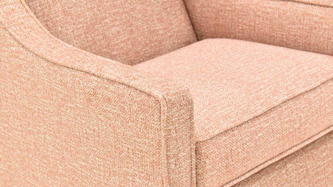 Picture of Mclobvin Sangria Swivel Chair - Blush