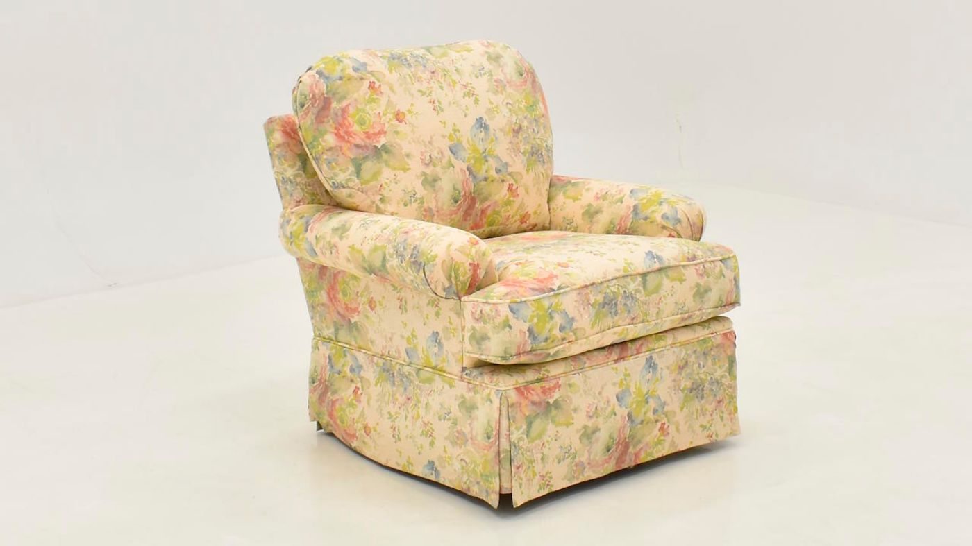 Picture of Macbeth Blush Swivel Glider - Multicolored