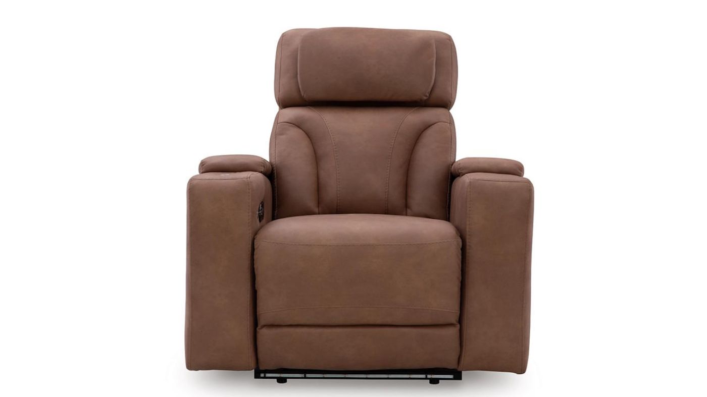Picture of Clean-Slate Power Recliner - Caramel