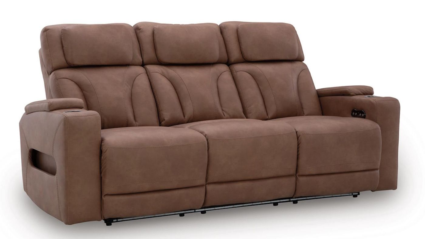 Picture of Clean-Slate Power Sofa - Caramel
