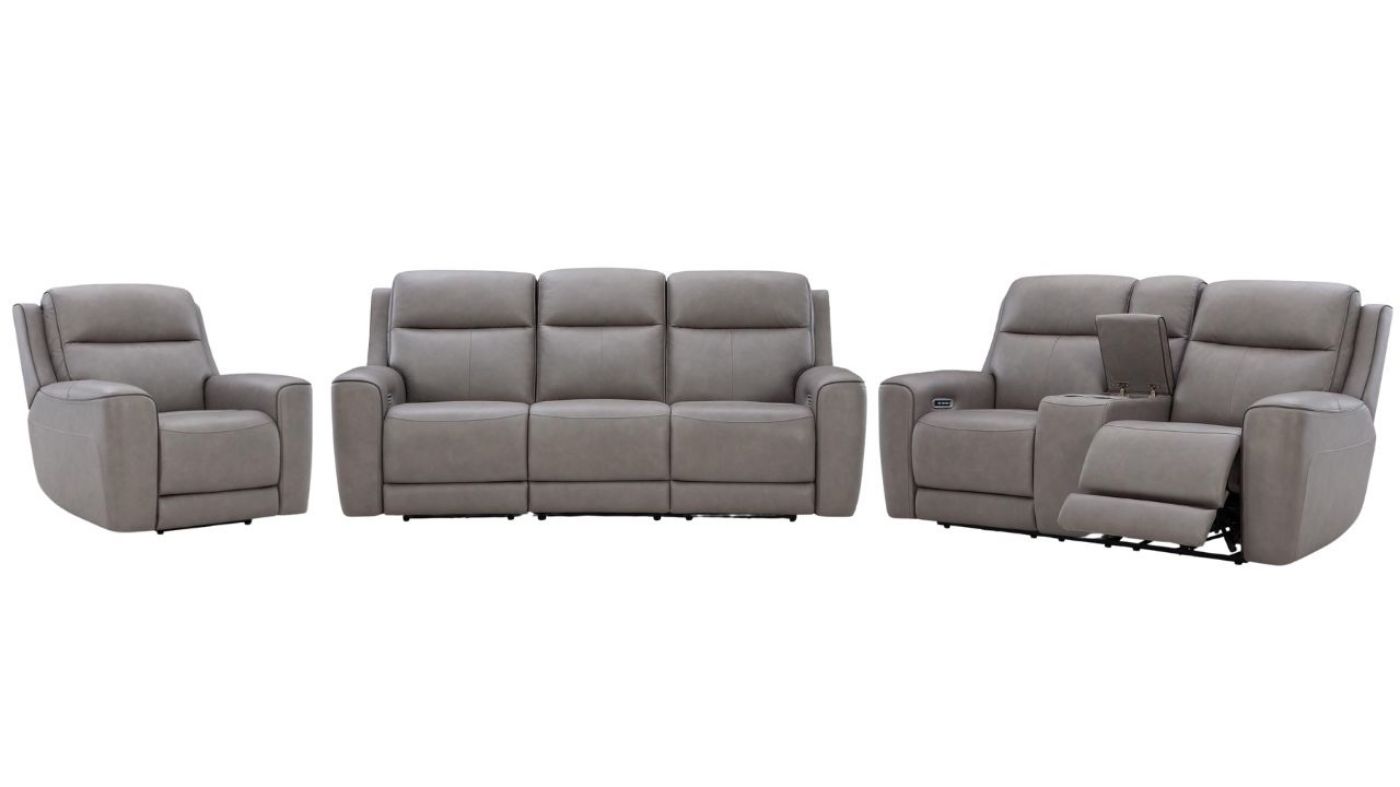 Picture of Comfort 3-Piece Power Sofa Set - Gray