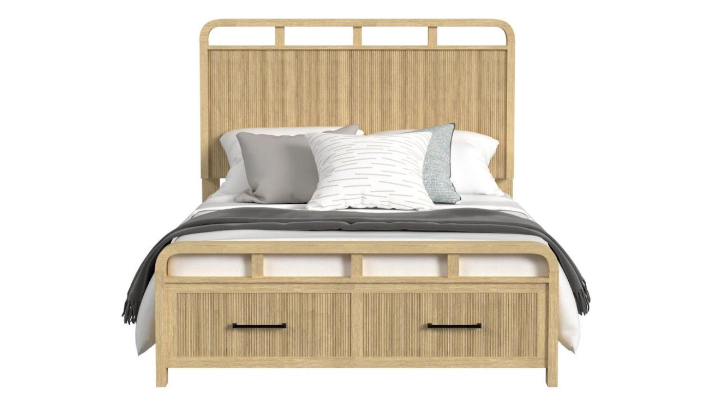 Picture of Ridgemont King Storage Bed - Natural
