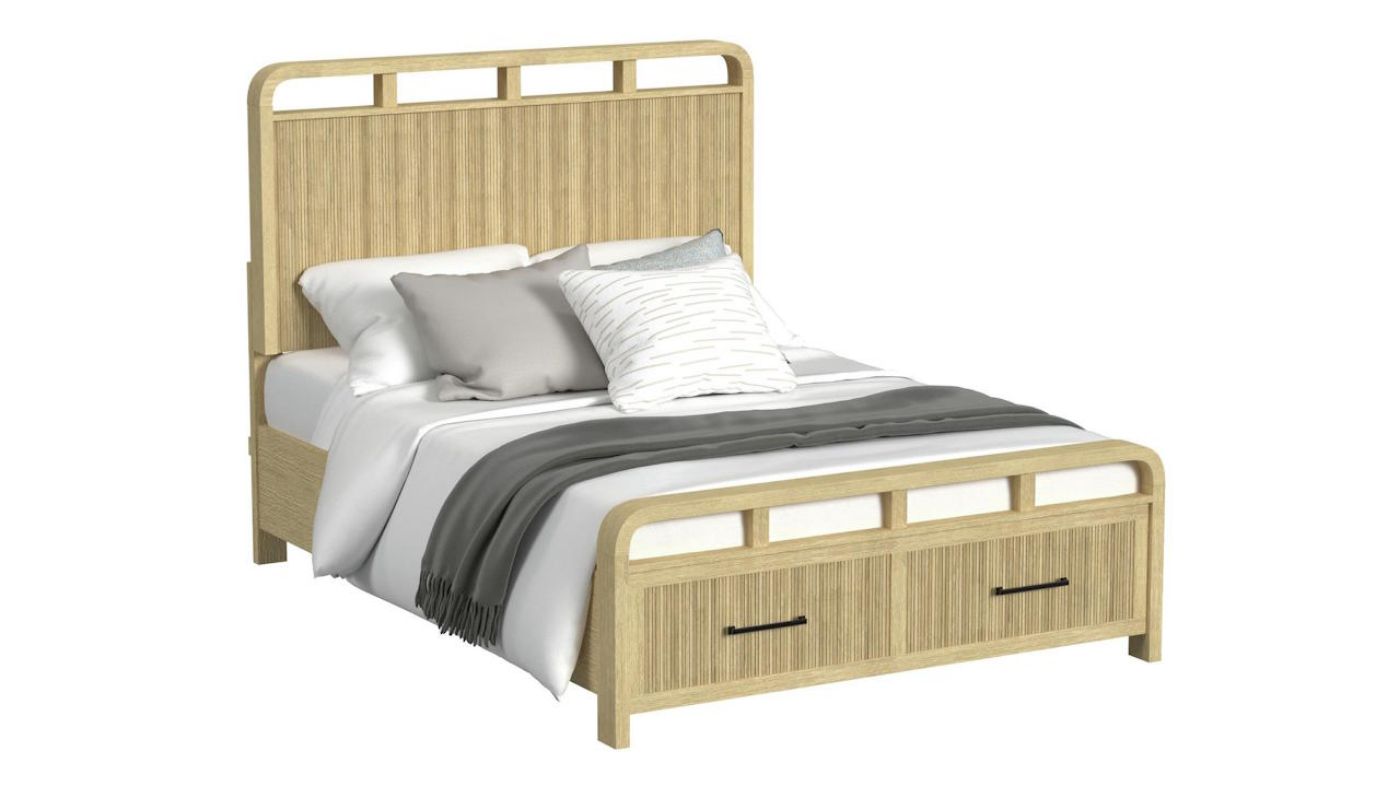 Picture of Ridgemont King Storage Bed - Natural