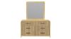 Picture of Ridgemont Dresser with Mirror - Natural