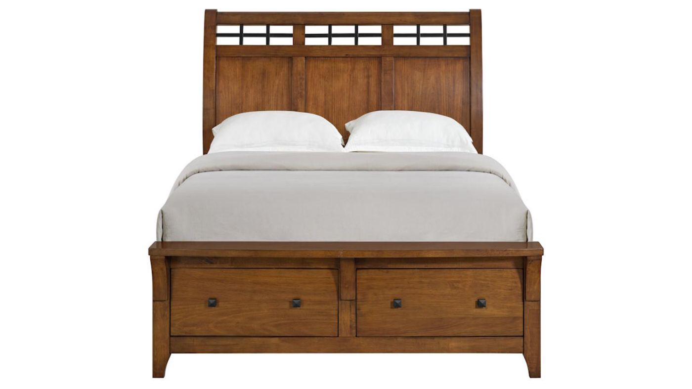Picture of Gage King Storage Bed - Chestnut