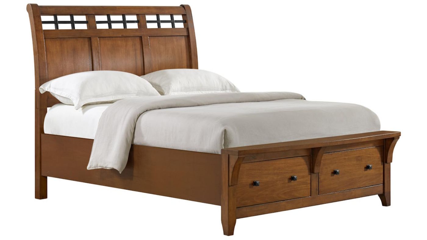 Picture of Gage King Storage Bed - Chestnut