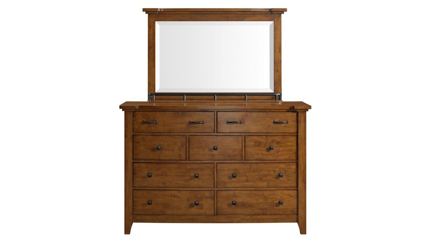 Picture of Gage Dresser with Mirror - Chestnut