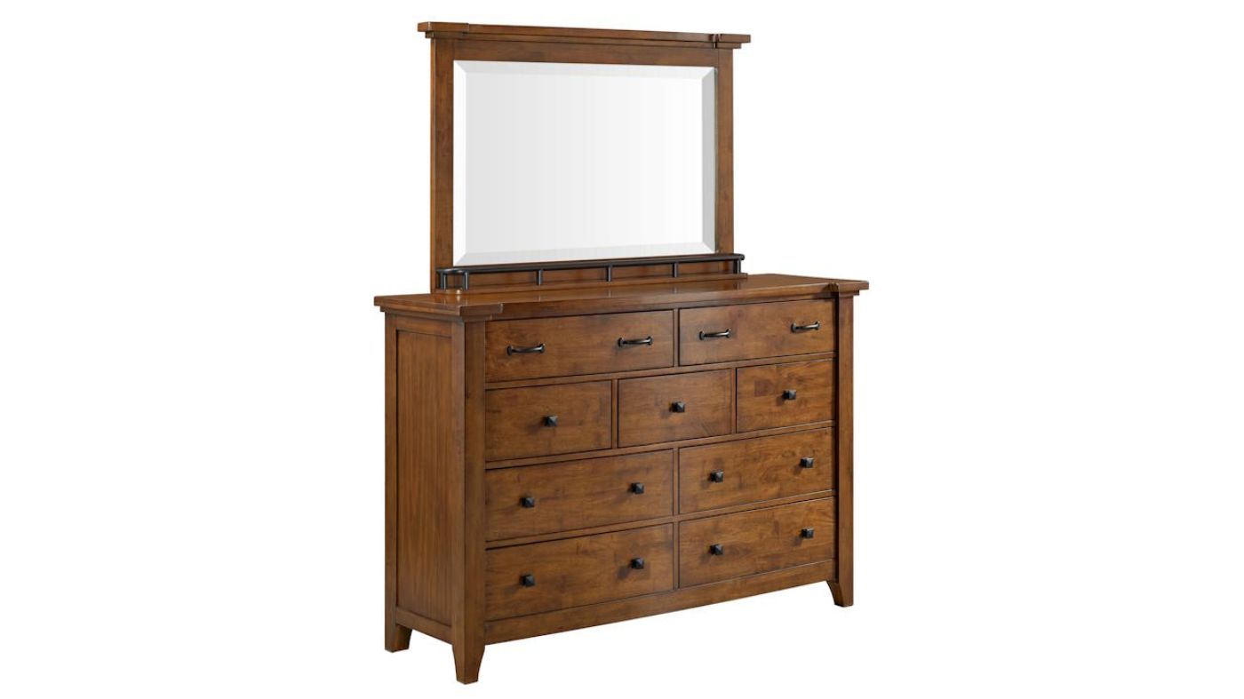 Picture of Gage Dresser with Mirror - Chestnut