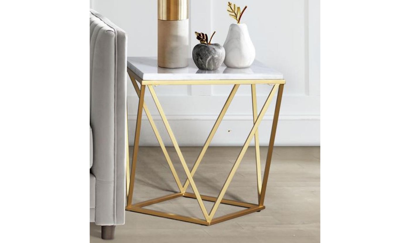 Picture of Riko End Table - Gold