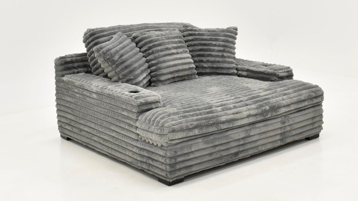 Picture of Presley Chaise -Pewter