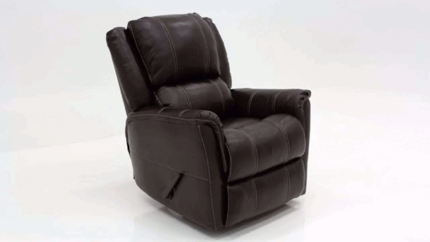 Picture of Mercury Swivel Glider Leather Recliner