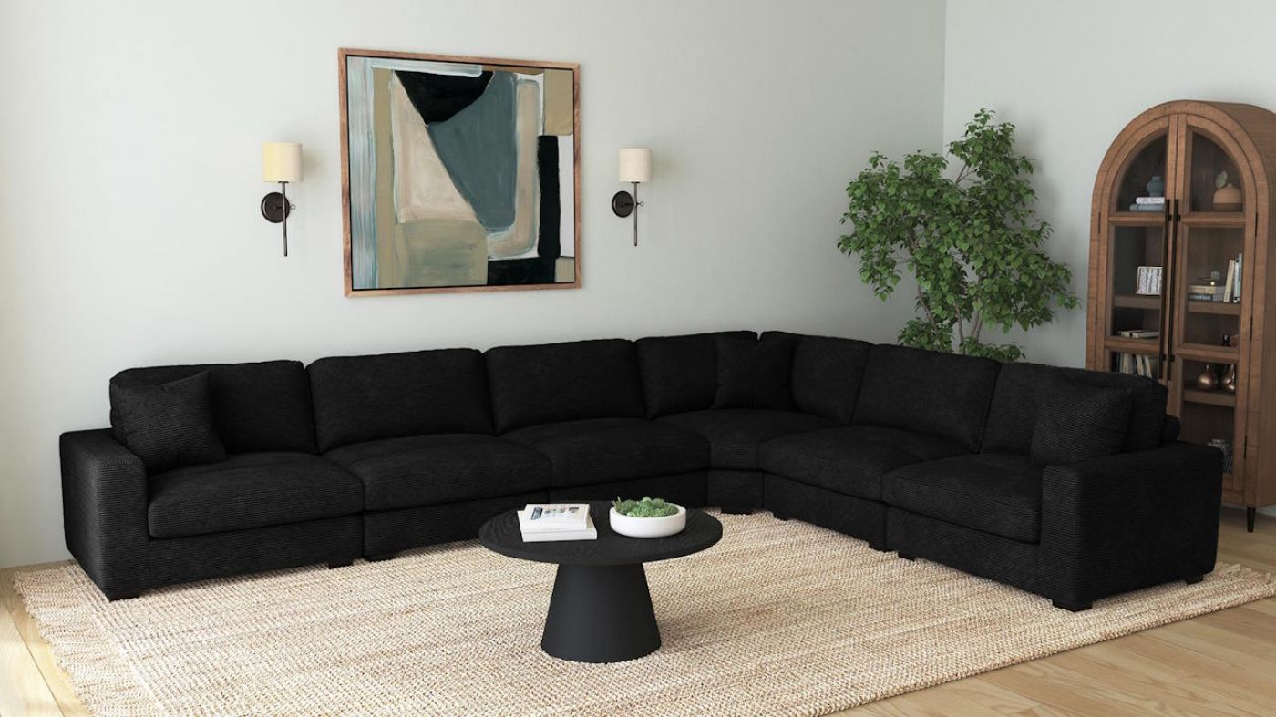 Picture of Arizona 6-Piece Sectional - Black