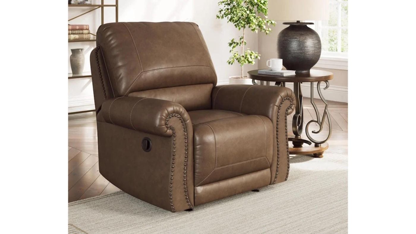 Picture of Shadsburne Swivel Glider Recliner - Brown