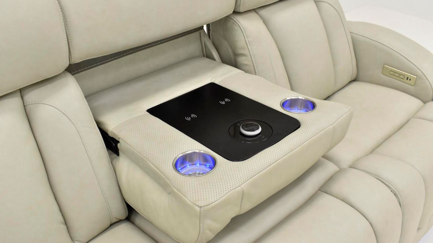 Picture of Demi Power Reclining Sofa - White