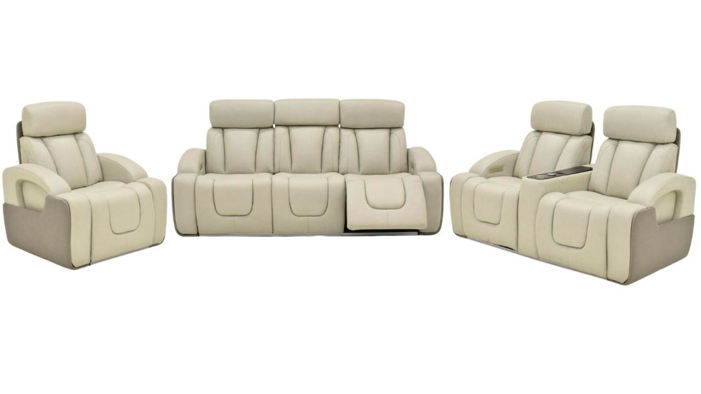Picture of Demi Power Sofa Set - White