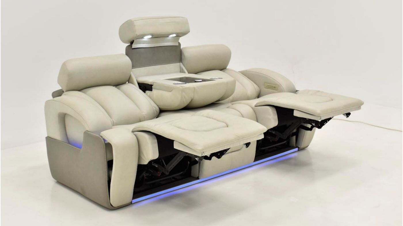Picture of Demi Power Sofa Set - White