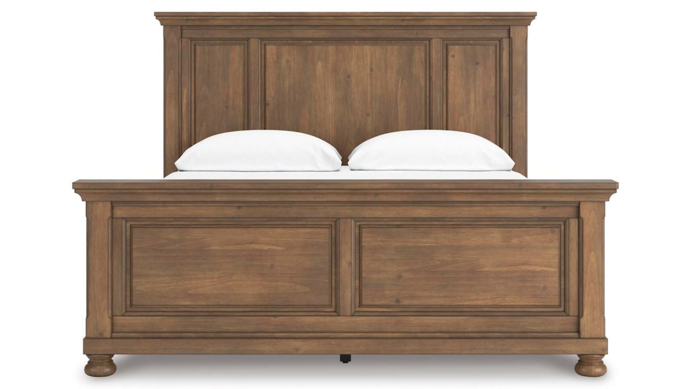 Picture of Feddinger King Panel Bed - Brown