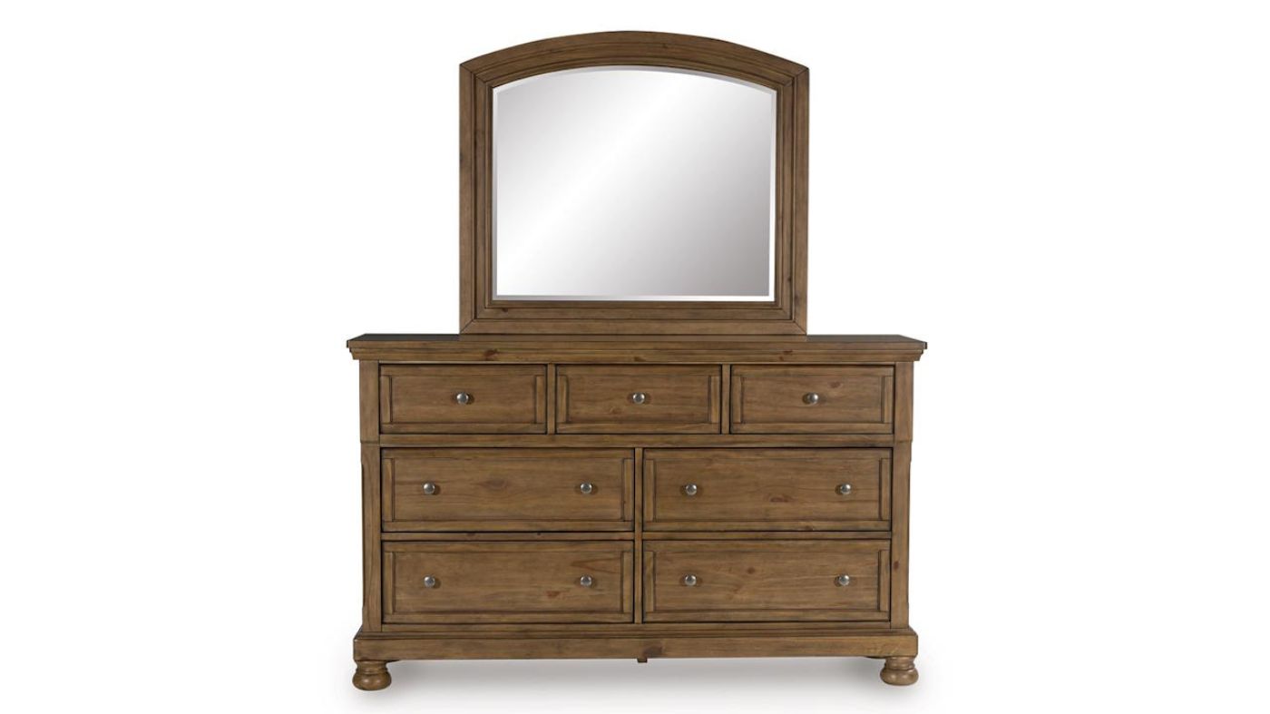 Picture of Feddinger Queen Storage Sleigh Bedroom Set - Brown