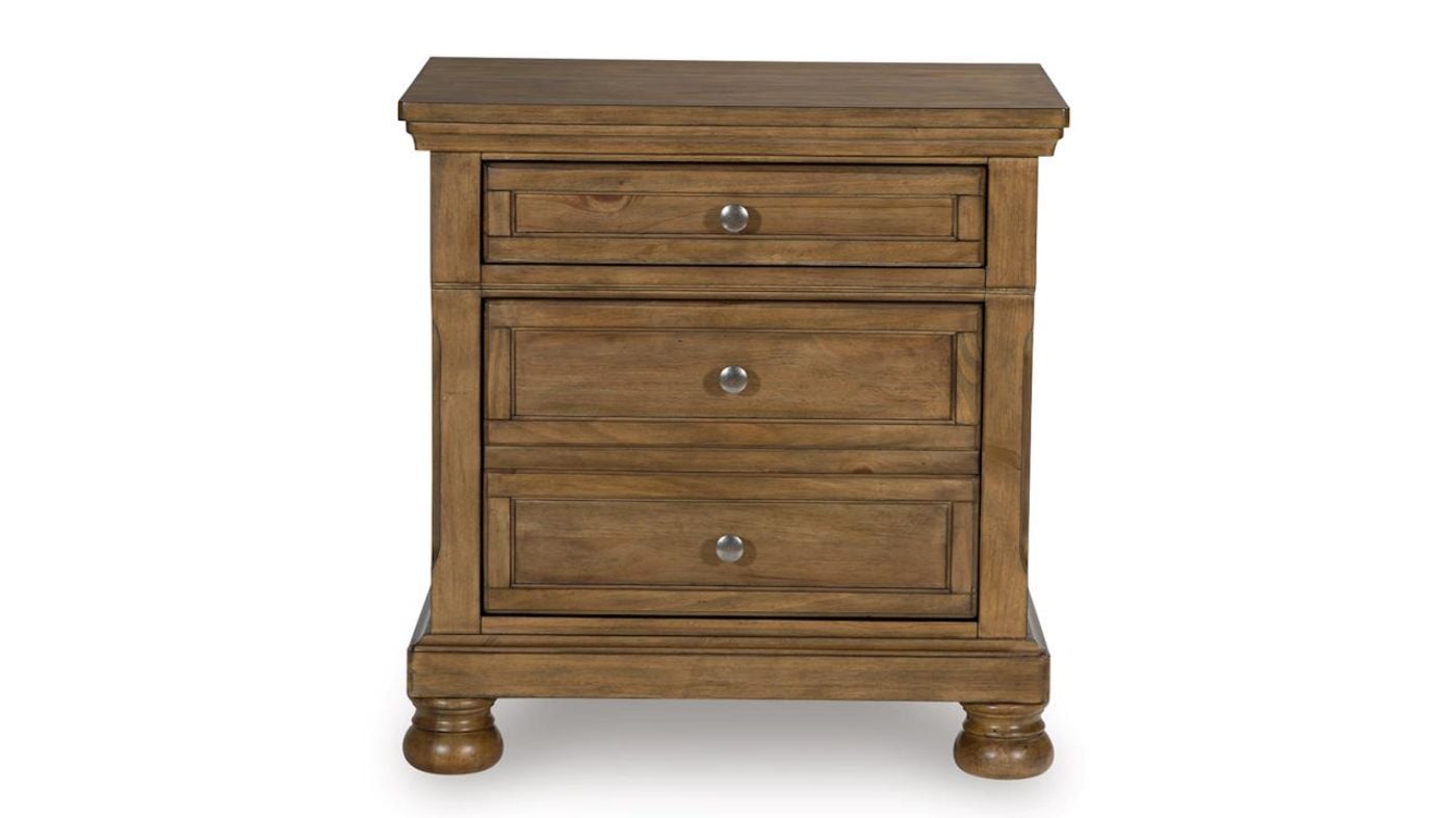 Picture of Feddinger King Storage Sleigh Bedroom Set - Brown