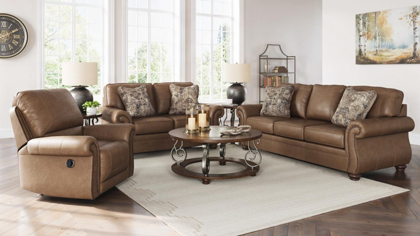 Picture of Shadsburne Sofa Set - Brown