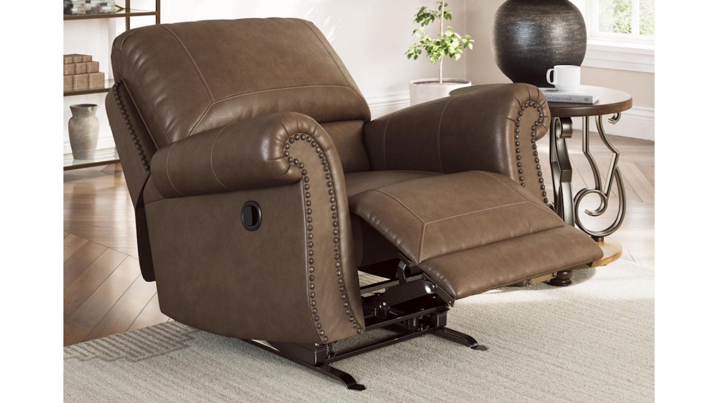 Picture of Shadsburne Swivel Glider Recliner - Brown