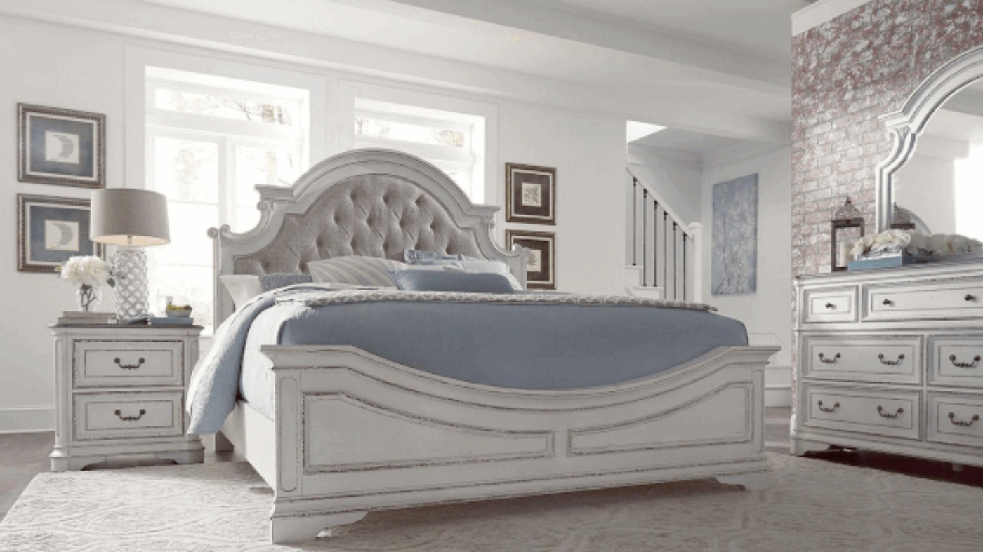 Picture of Magnolia Manor King Bedroom Set - White