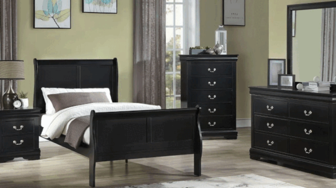 Picture of Louis Philippe Twin Bedroom Set