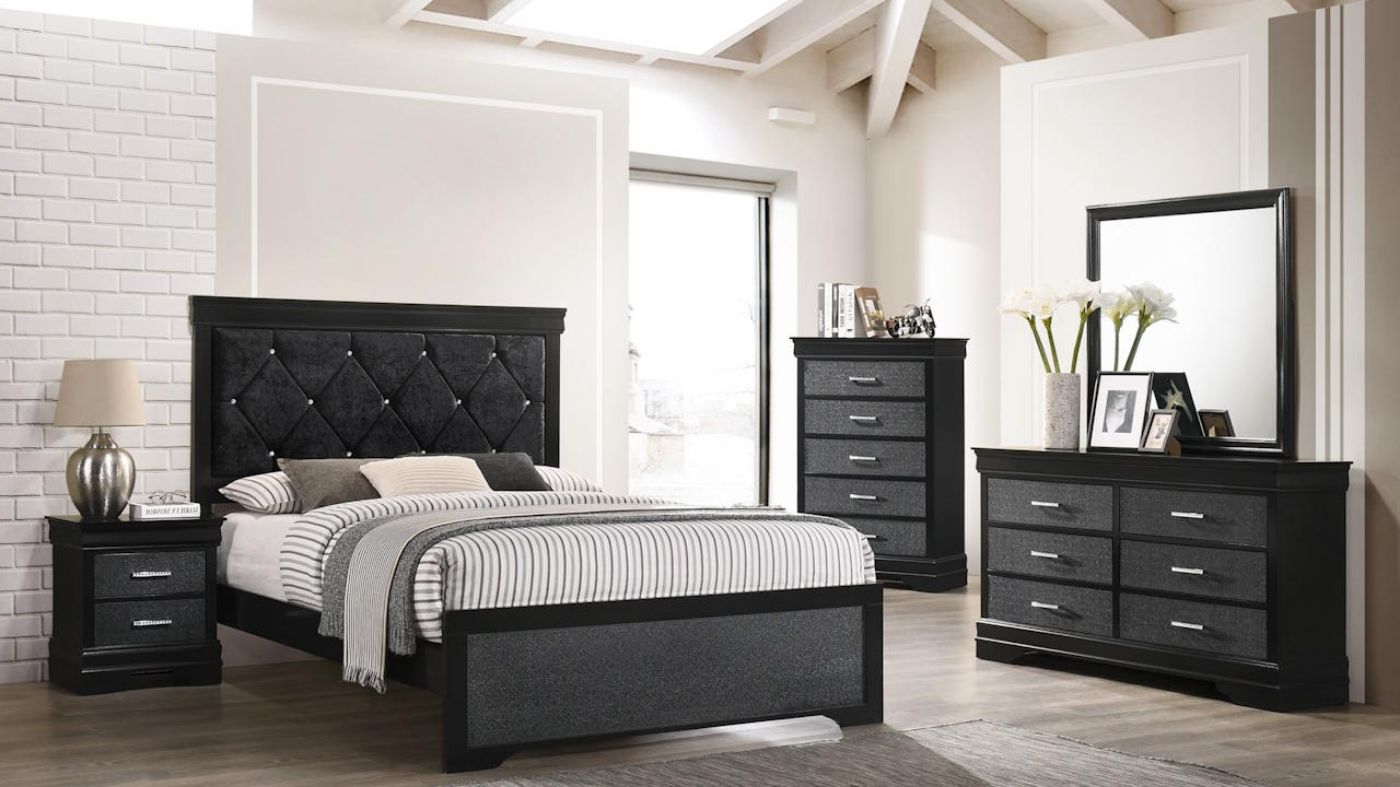 Picture of Amalia Queen Bedroom Set - Black
