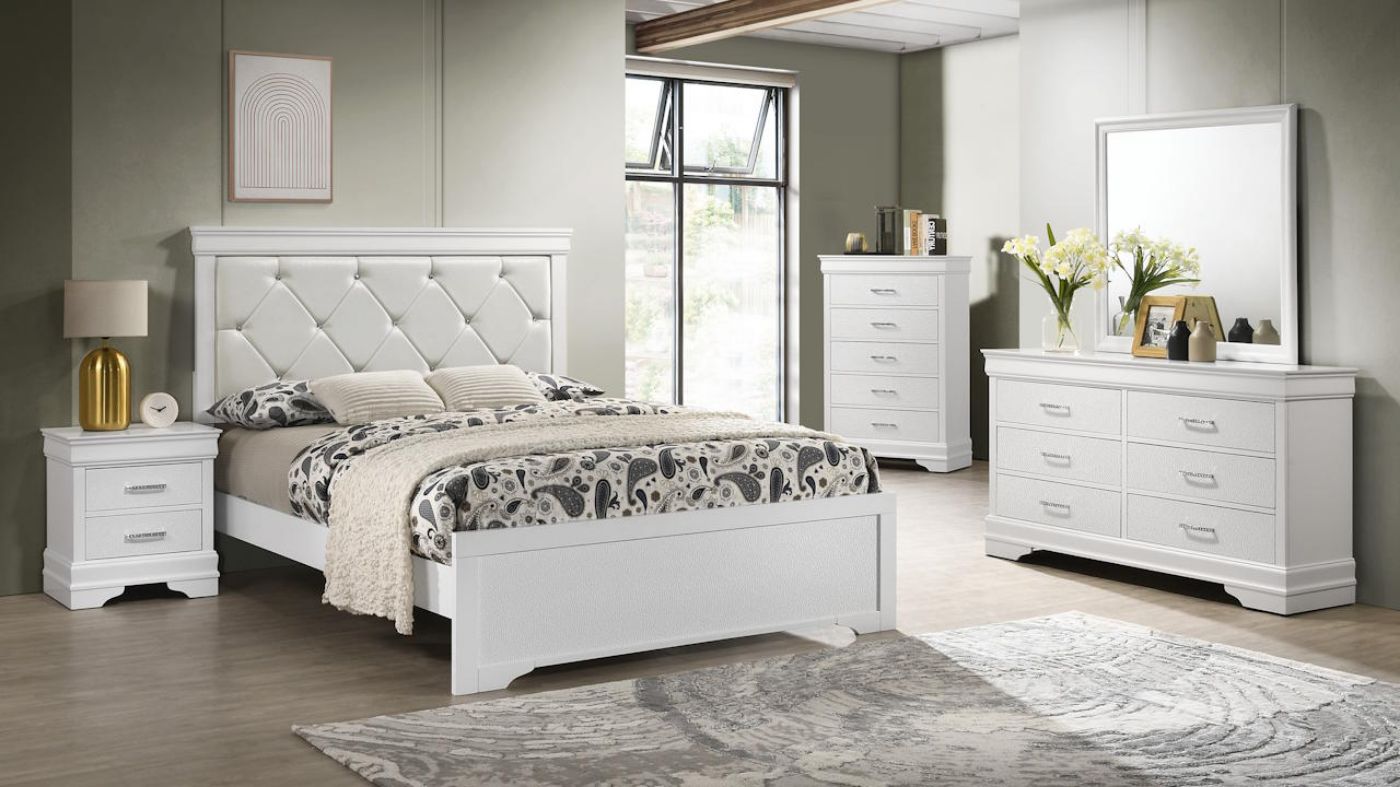 Picture of Amalia King Bedroom Set - White