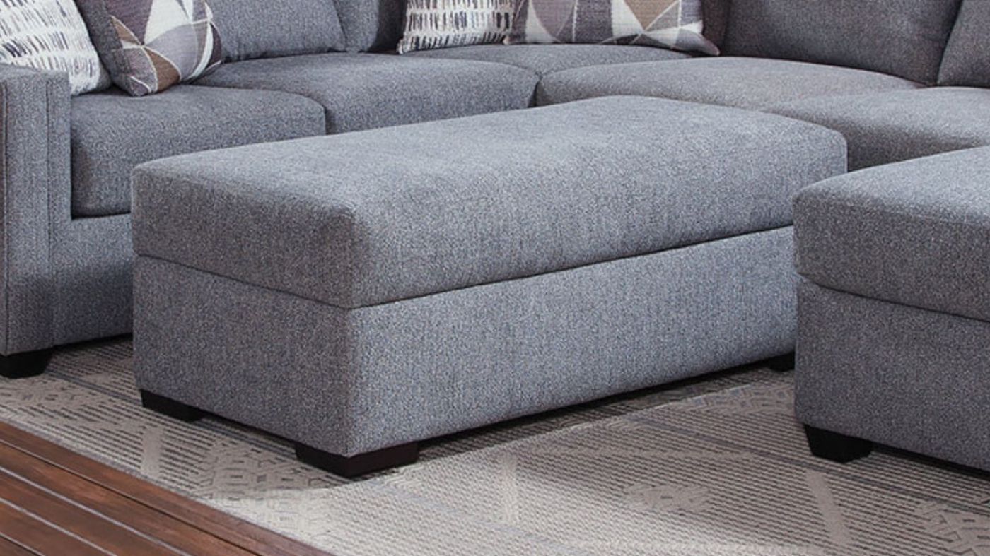 Picture of Scout Storage Ottoman - Ash Gray 