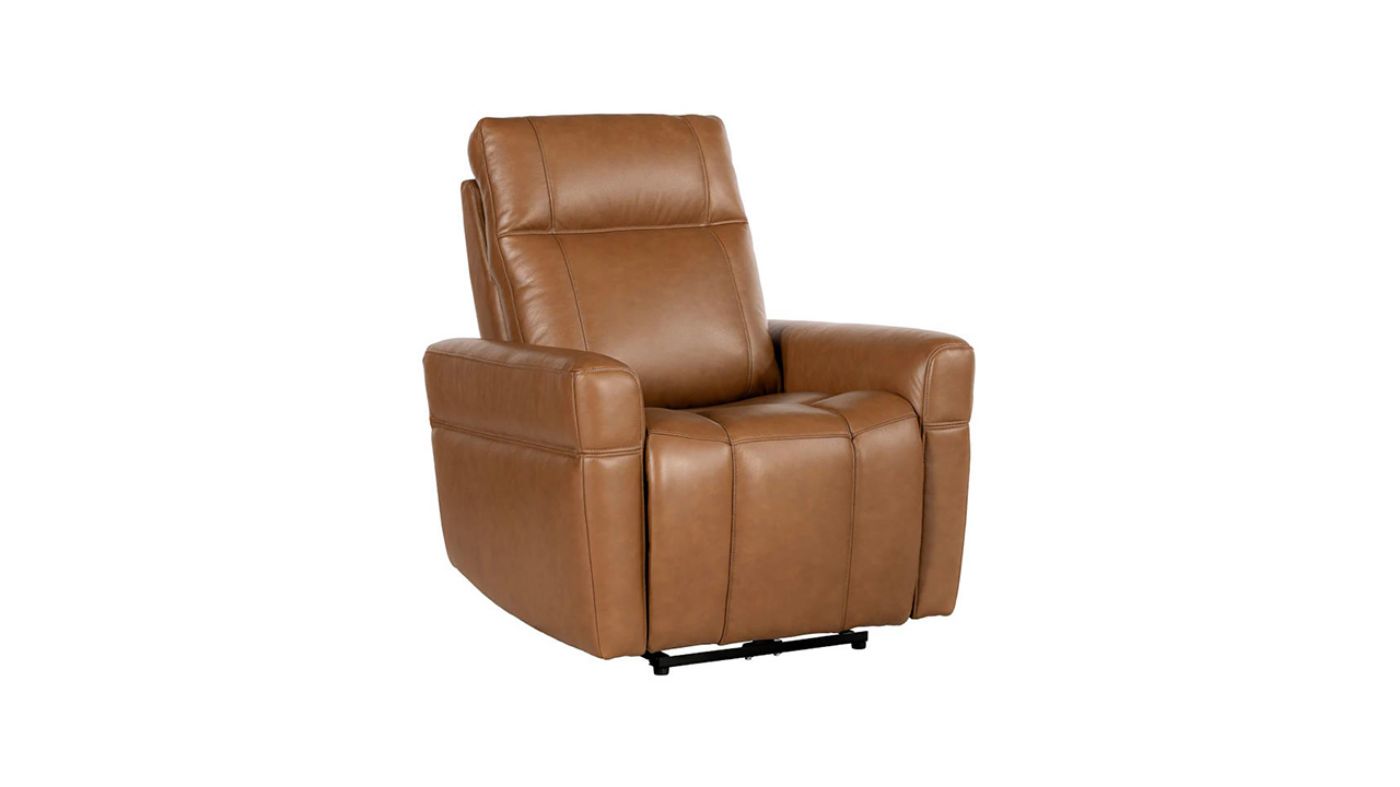 Picture of Bradford Power Leather Recliner - Brown