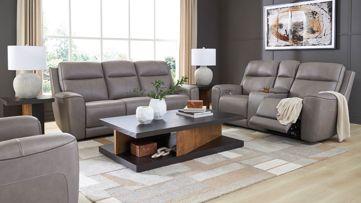 Picture of Comfort 3-Piece Power Sofa Set - Gray