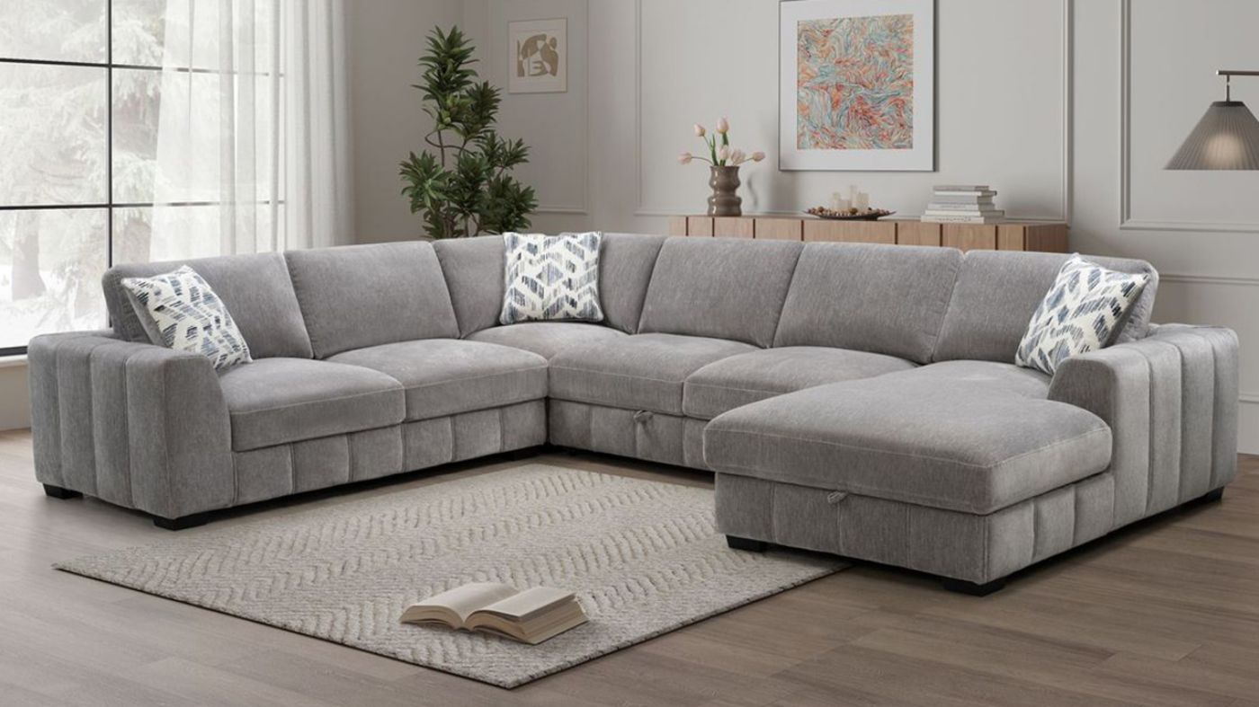 Picture of Sparkle 4-Piece Sectional - Gray