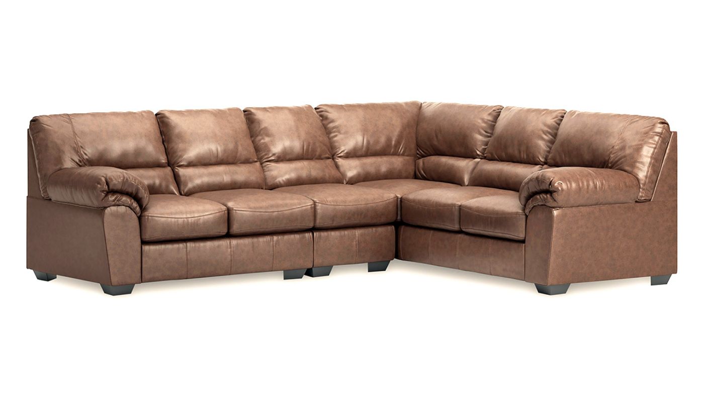 Picture of WillowBend 3-Piece Sectional - Caramel