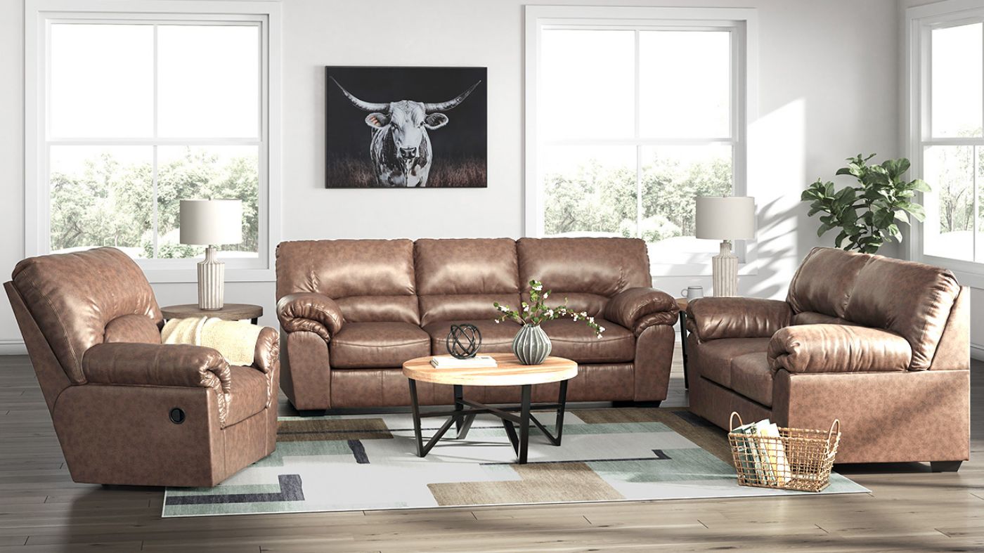 Picture of WillowBend Sofa Set - Caramel