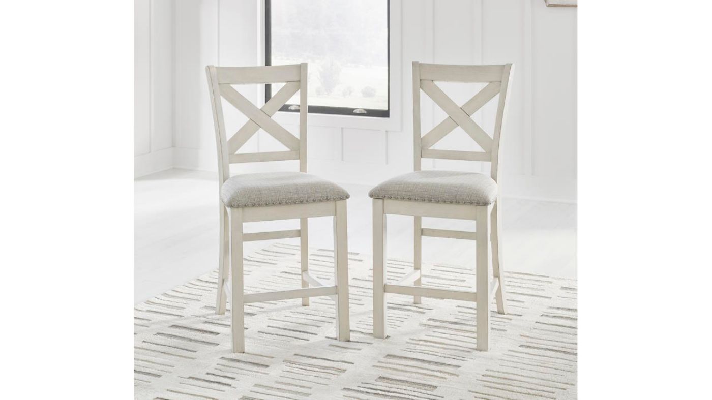 Picture of Robbinsdale 7-Piece Counter Height Dining Set - White