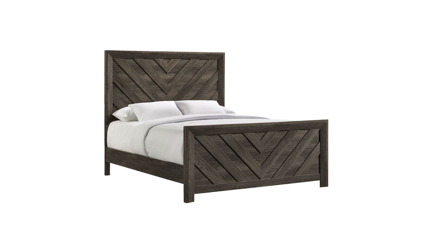 Picture of Eleanor Twin Panel Bed - Gray