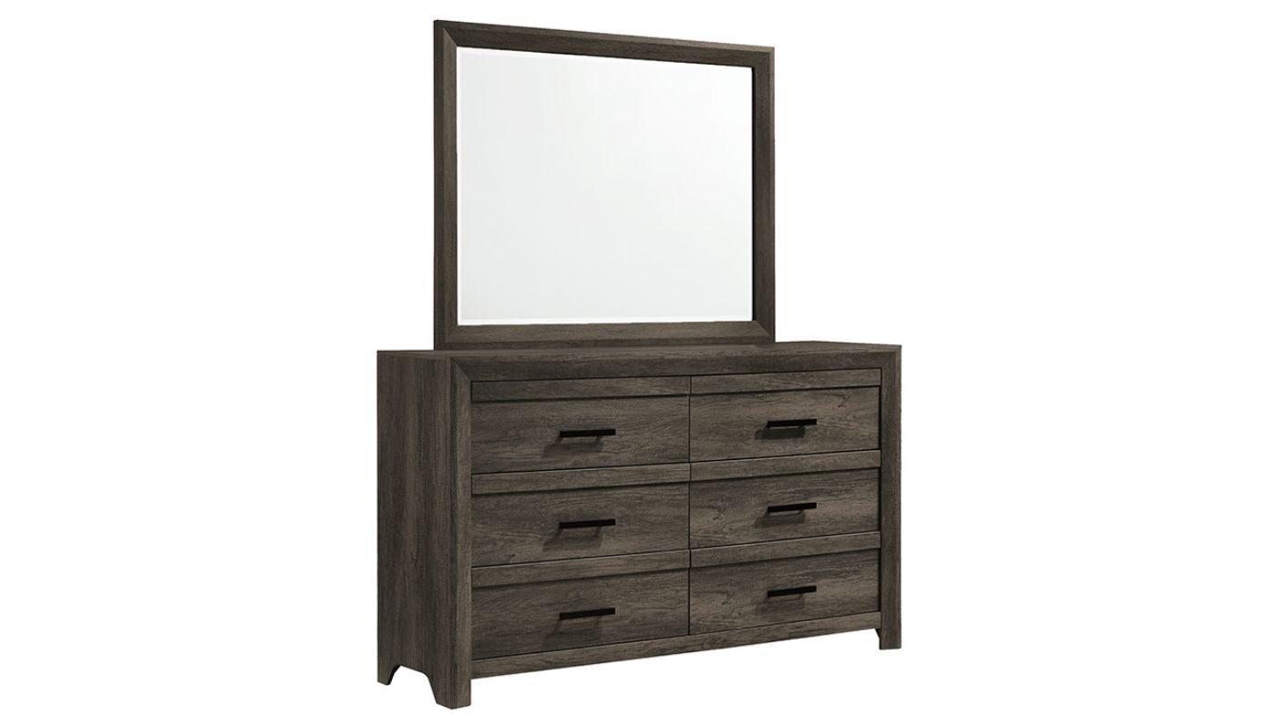Picture of Eleanor Dresser with Mirror - Gray