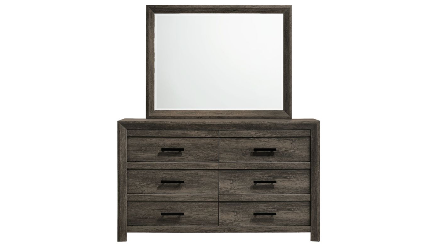 Picture of Eleanor Dresser with Mirror - Gray