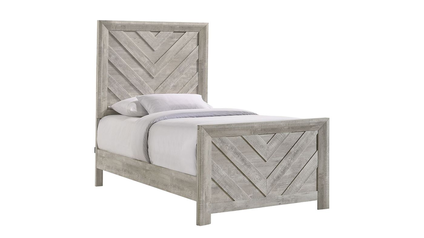 Picture of Eleanor Twin Panel Bed - White