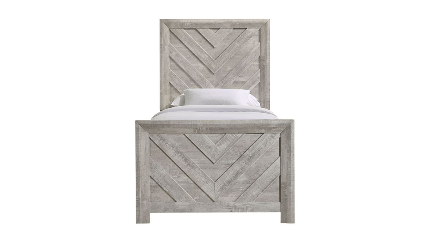 Picture of Eleanor Twin Panel Bed - White
