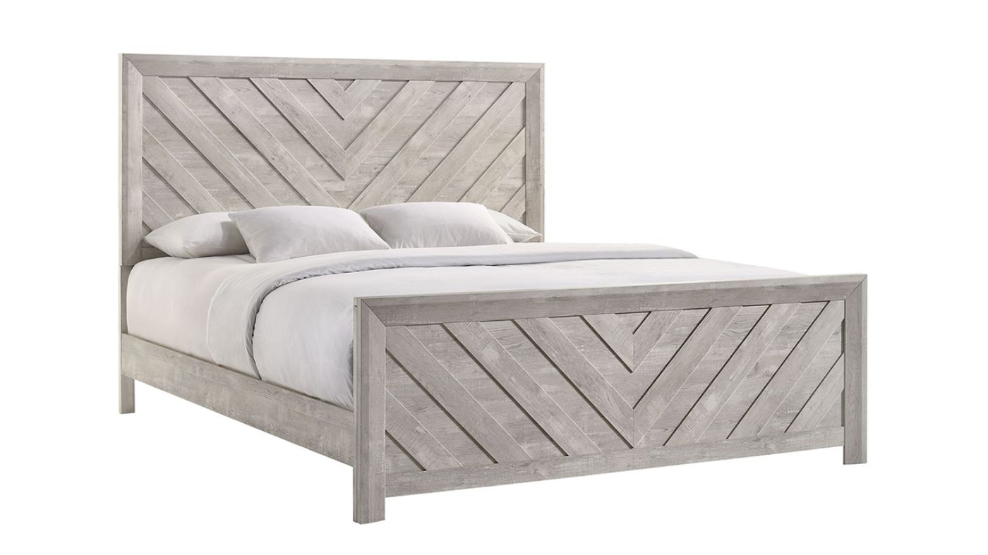 Picture of Eleanor King Panel Bed - White