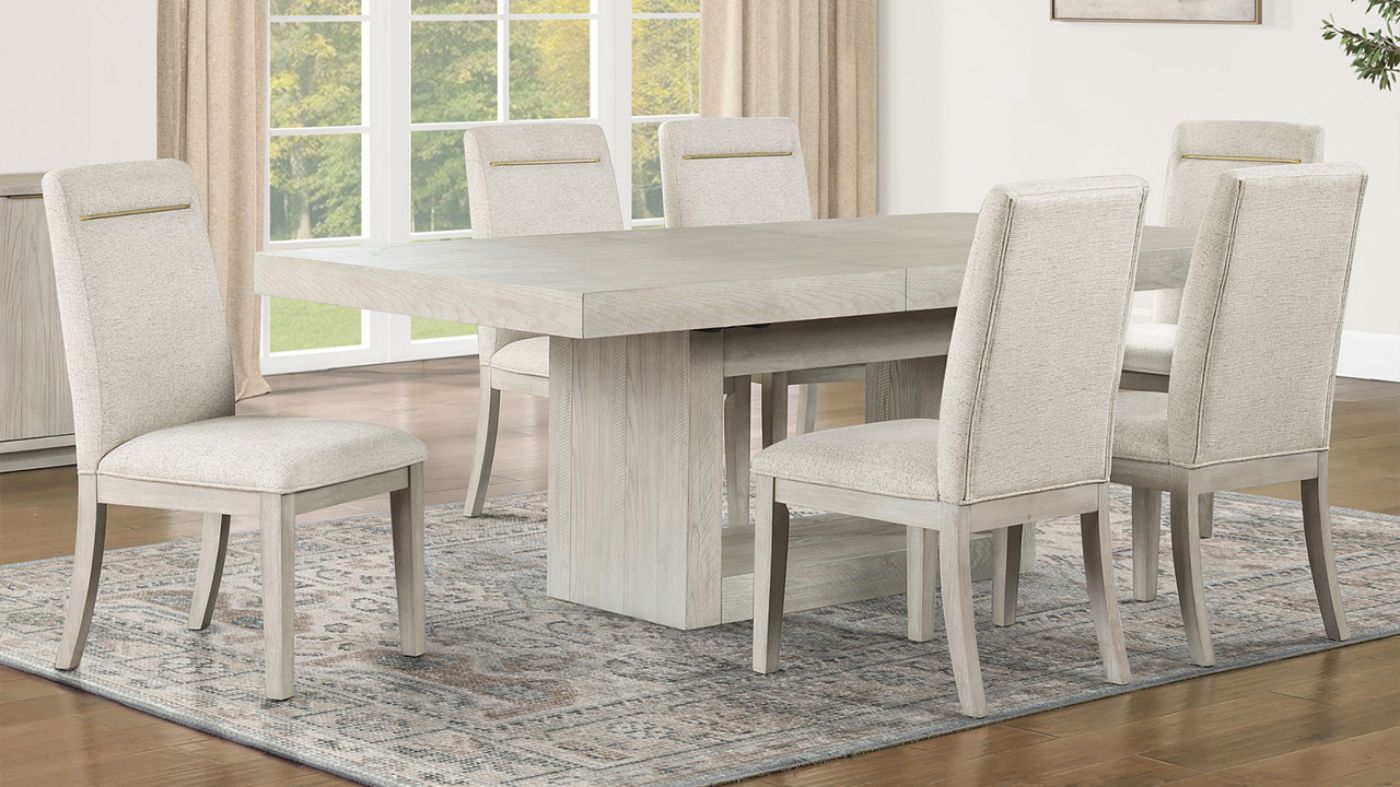 Picture of Garland 7-Piece Dining Set - White