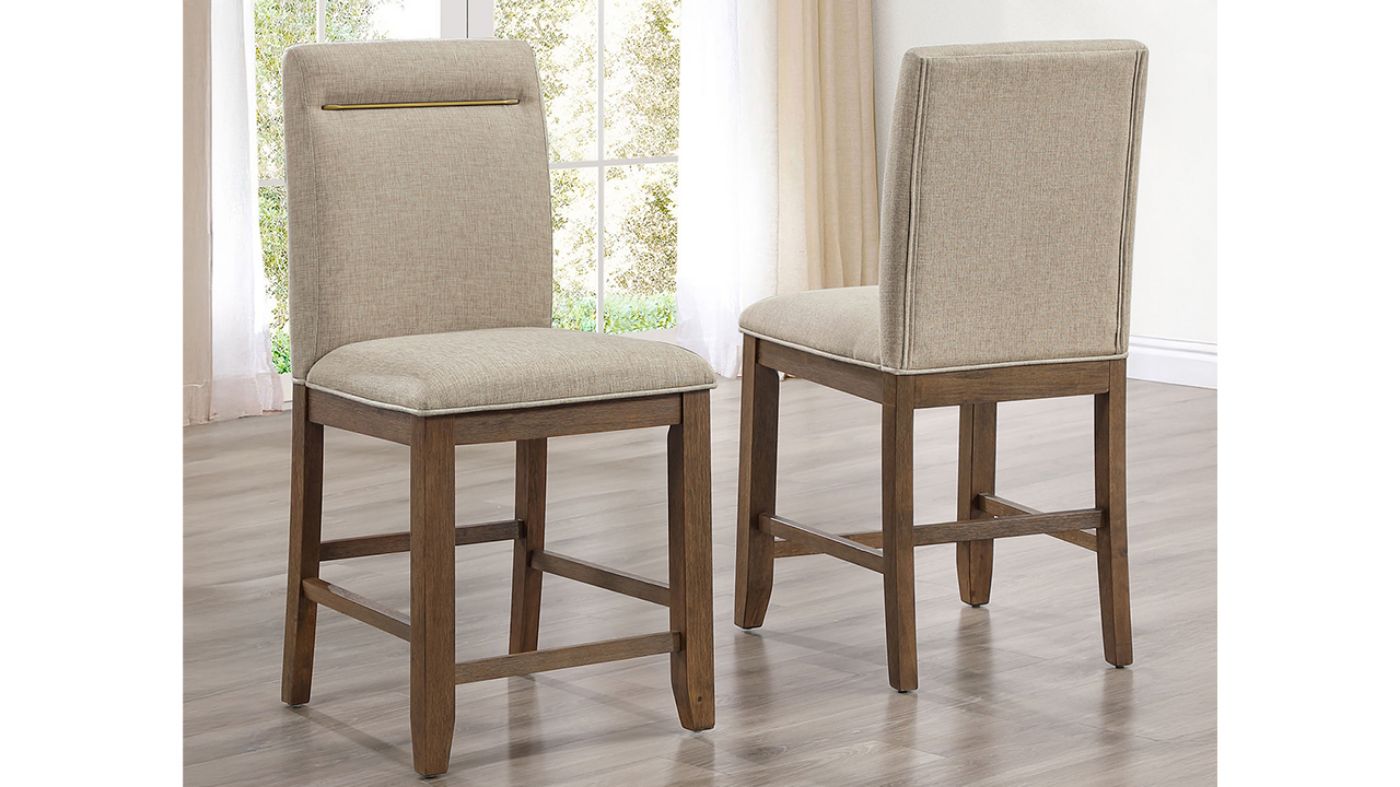 Picture of Garland 7-Piece Counter Height Dining Set - Brown