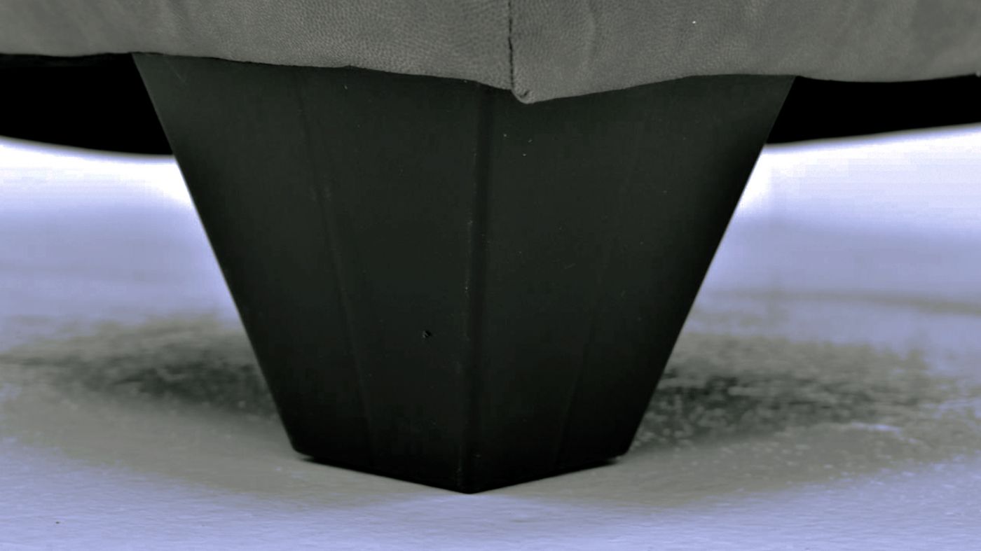 Picture of Crow Cocktail Ottoman - Gray