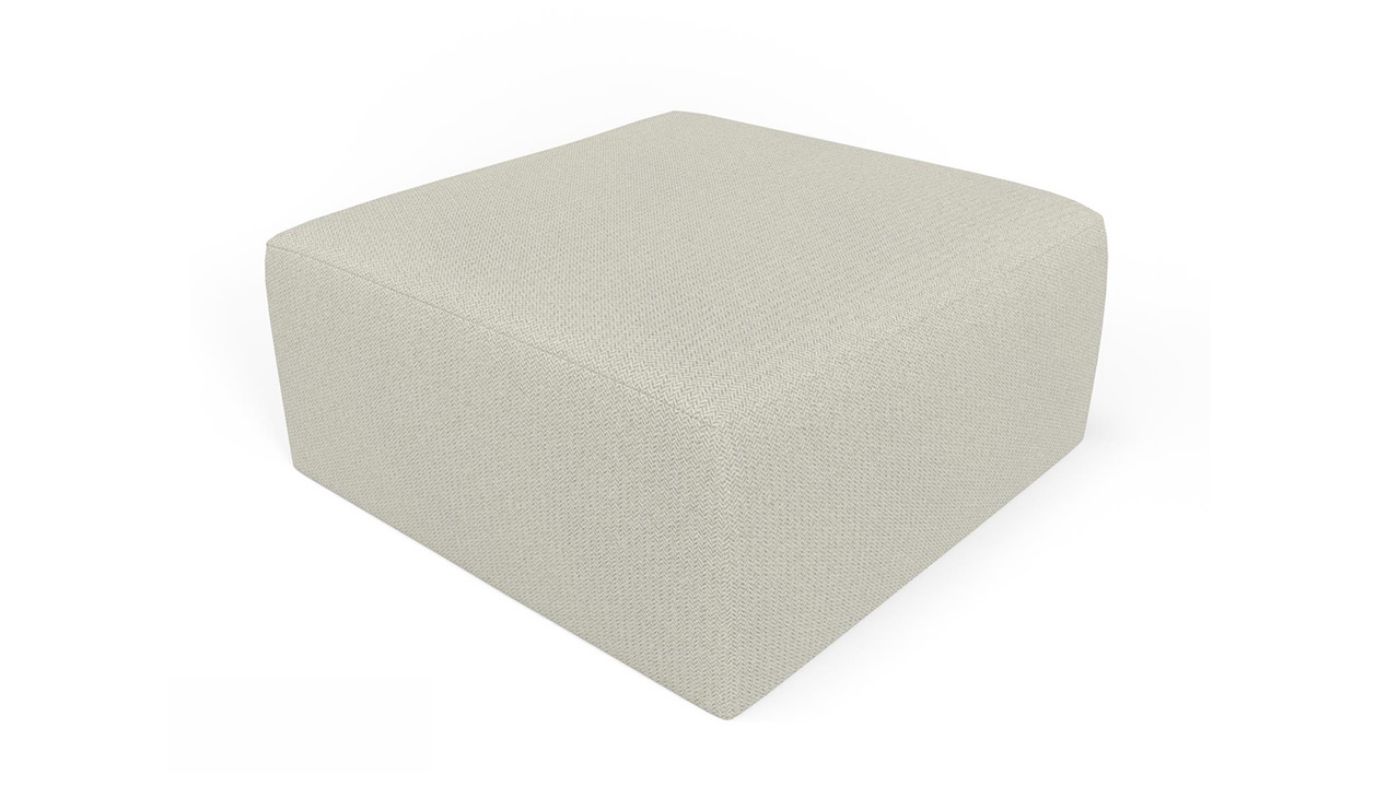 Picture of Capistrano Ottoman - White