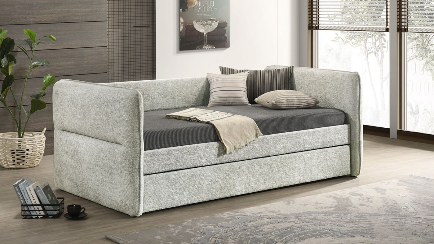 Picture of Philipa Daybed with Trundle - Light Gray