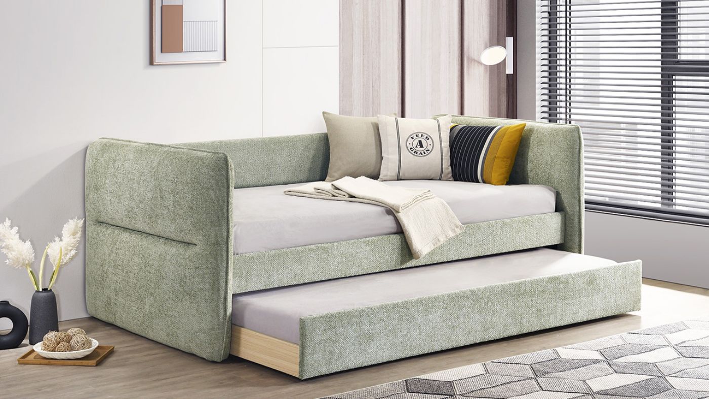 Picture of Philipa Daybed with Trundle - Green