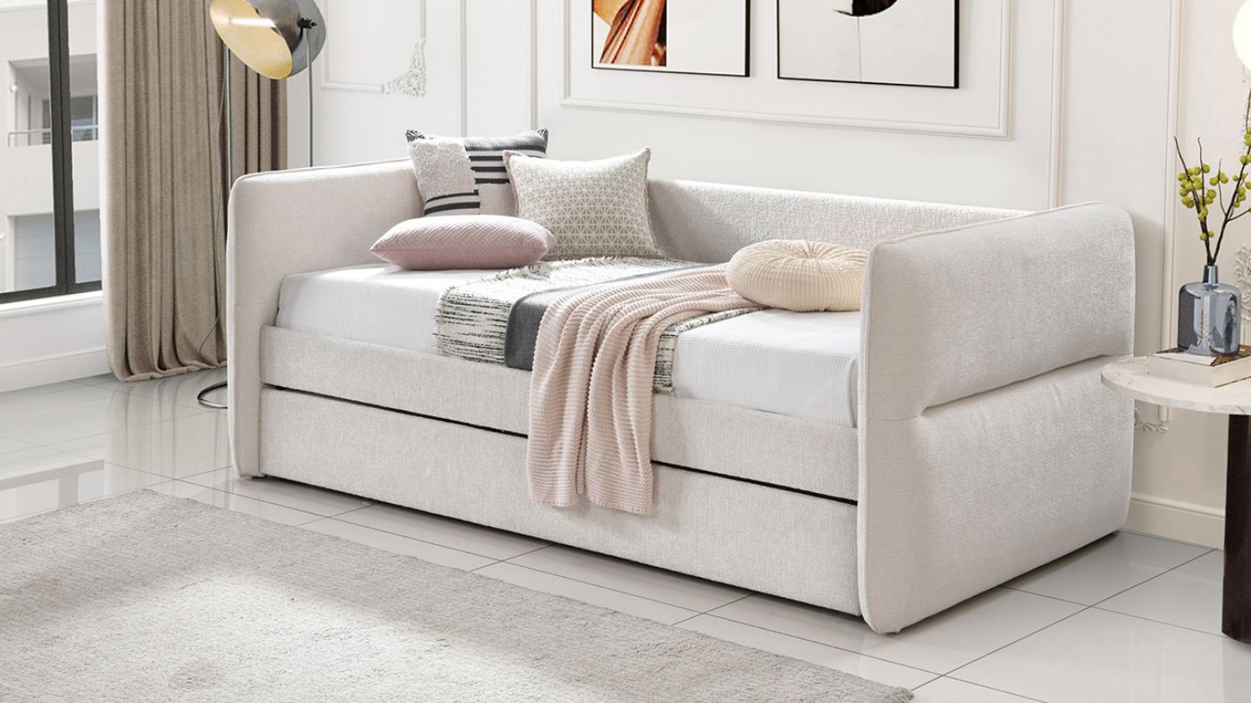 Picture of Philipa Daybed with Trundle - Oatmeal