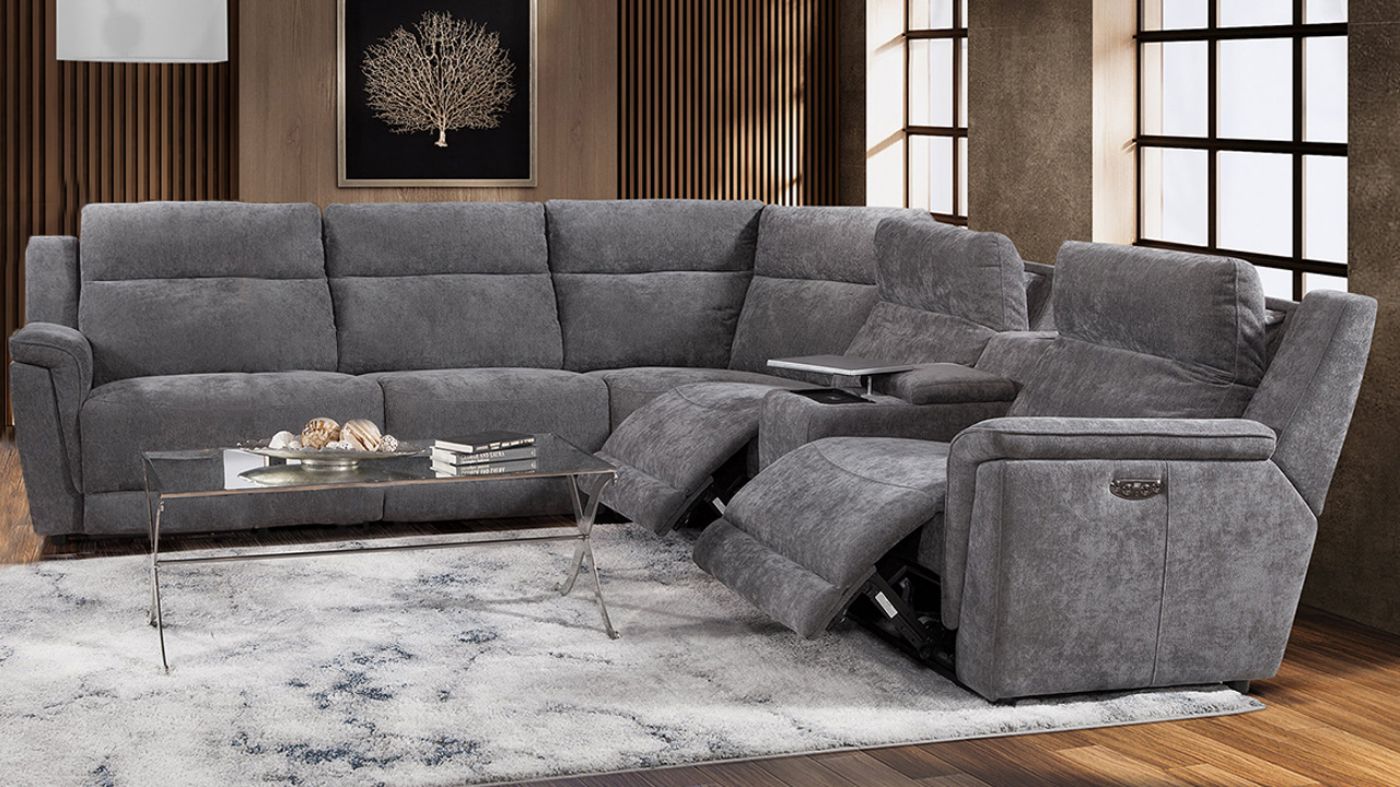 Picture of Austin Power 6-Piece Sectional - Gray